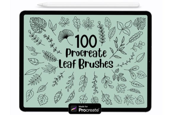 Download Procreate Brushes, Procreate Leaf Brush - Brush Collection