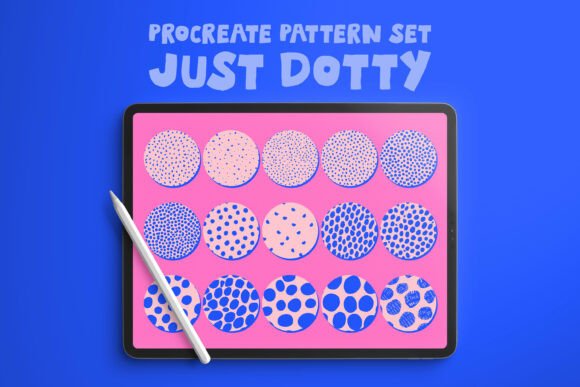 Download Just Dotty Procreate Pattern Brush Set - Brush Collection