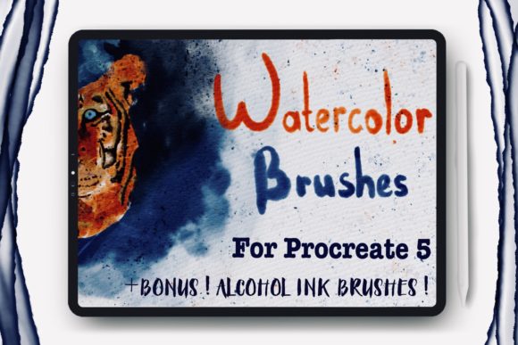 Download Watercolor Brushes for Procreate and Alk - Brush Collection