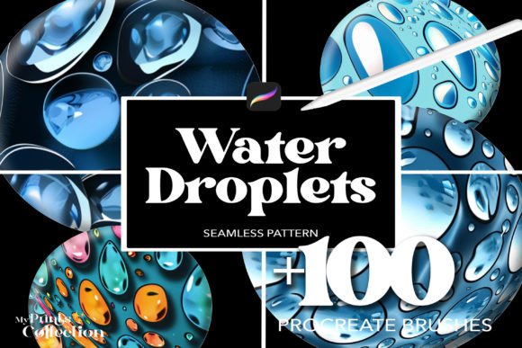 Download 100+ Procreate Water Droplets Brushes - Brush Collection