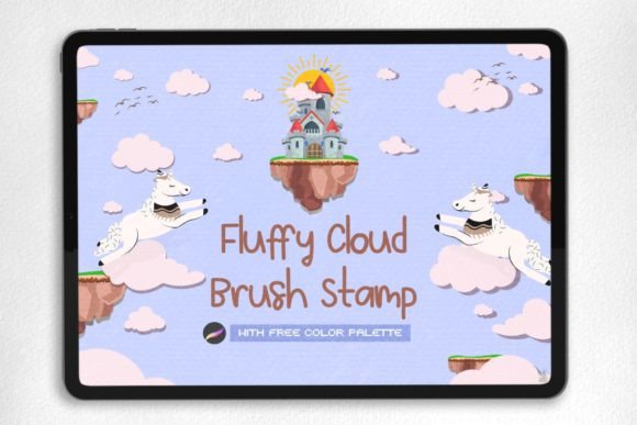 Download Cloud Procreate Stamp Brush - Brush Collection