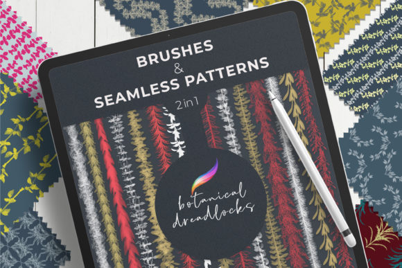 Download Plant Brushes for Procreate &amp; Patterns - Brush Collection