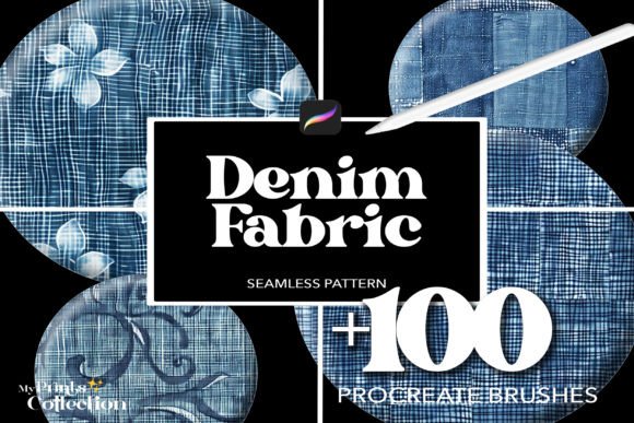Download 100+ Procreate Denim Fabric Brushes - Brush Collection