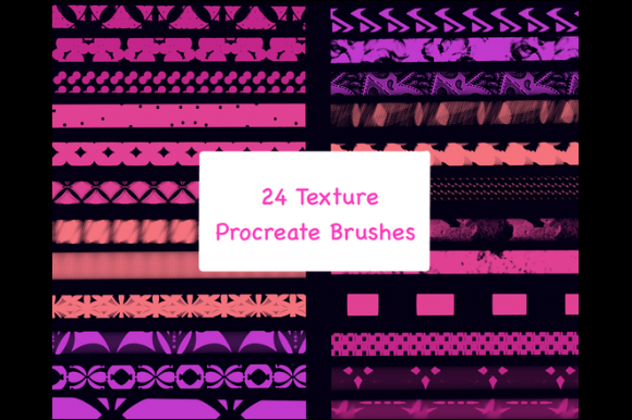 Download 24 Procreate Texture Brushes - Brush Collection