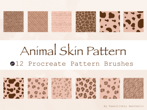 Download Animal Skin Pattern Brush for Procreate - Brush Collection