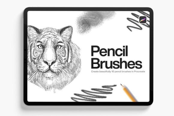 Download 10 Pencil Brushes Procreate - Brush Collection