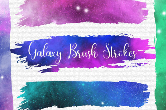 Download Galaxy Space Brush Strokes Clip Art - Brush Collection