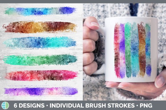 Download Glitter Galaxy Brush Strokes PNG | Subli - Brush Collection