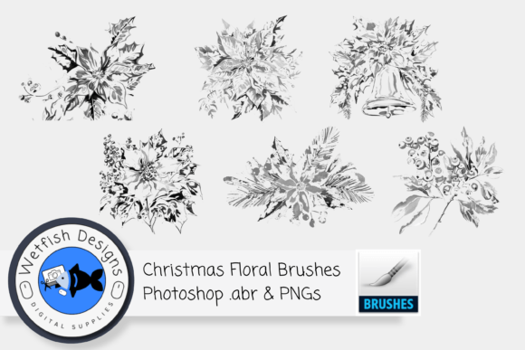 Download 6 High Resolution Christmas Brushes PNG - Brush Collection