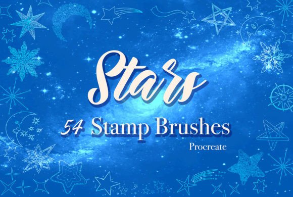 Download STAR STAMPS BRUSHES for PROCREATE - Brush Collection