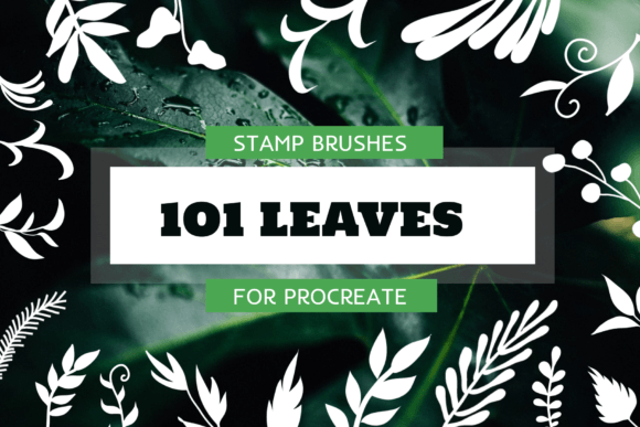 Download Procreate Leaves Stamp Brushes - Brush Collection