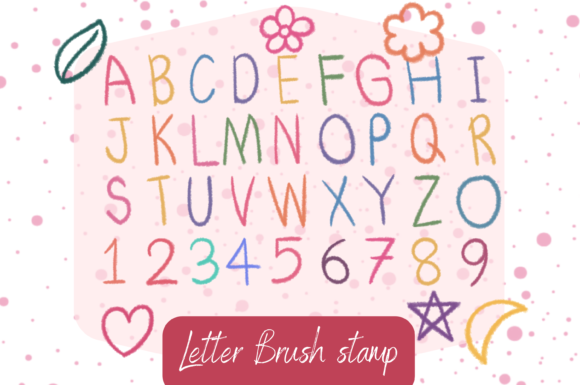 Download Letter Brush Stamp Collection - Brush Collection
