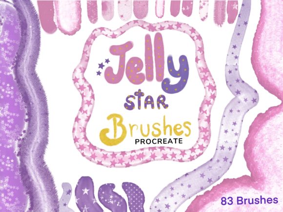 Download Procreate Jelly Star Brush (83 Brushes) - Brush Collection