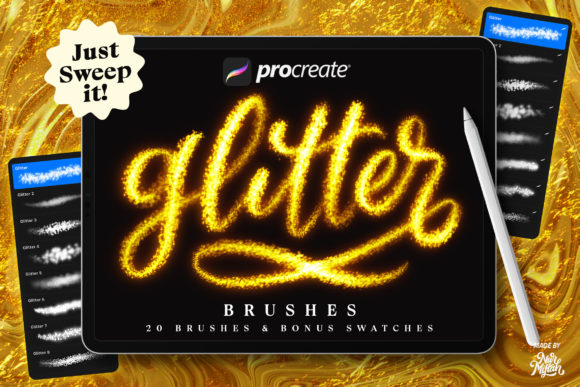 Download Procreate Glitter Brushes - Brush Collection