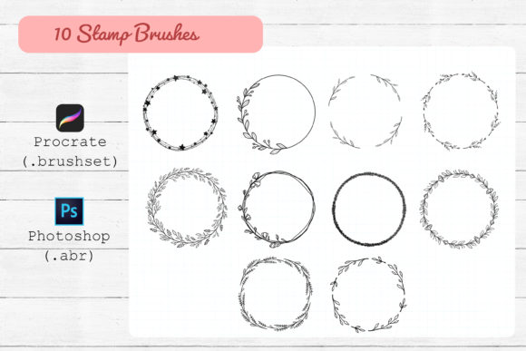 Download Procreate and Photoshop Stamp Brushes. - Brush Collection