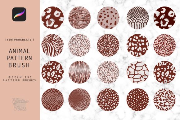 Download Procreate Seamless Animal Texture Brush - Brush Collection