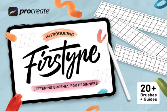 Download Firstype Procreate Lettering Brushes - Brush Collection