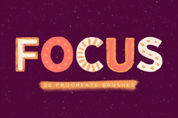 Download Focus Procreate Brushes. Digital Drawing - Brush Collection