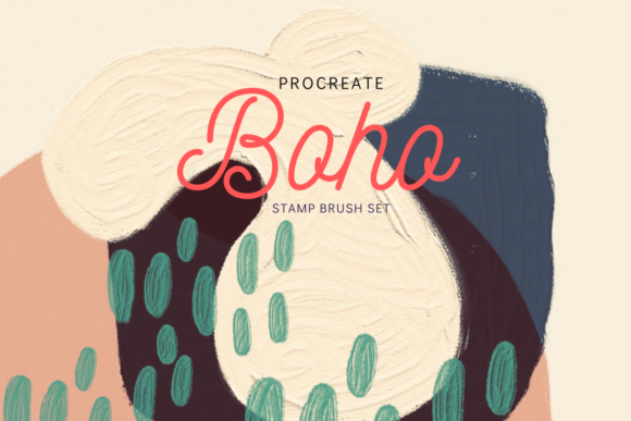 Download Boho Oil Paint ProCreate Brush Set - Brush Collection