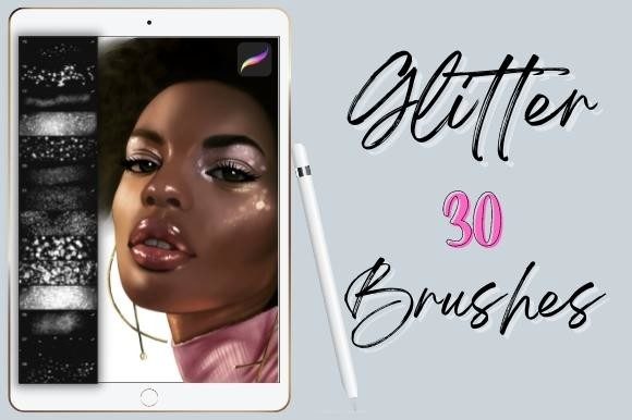 Download Procreate Glitter Shimmer Brushes Set - Brush Collection