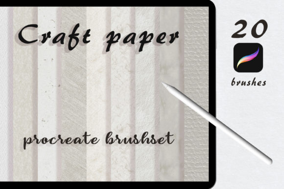 Download Craft Paper Procreate Brushset - Brush Collection