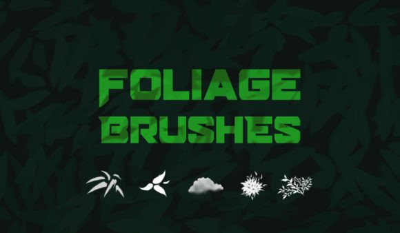 Download Anime Foliage Photoshop Brush Set - Brush Collection