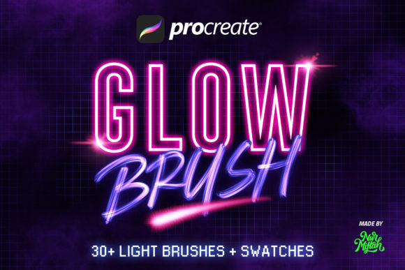 Download 30+ Procreate Glow Brushes - Brush Collection