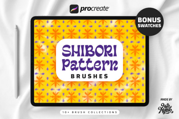 Download Procreate Shibori Pattern Brushes - Brush Collection