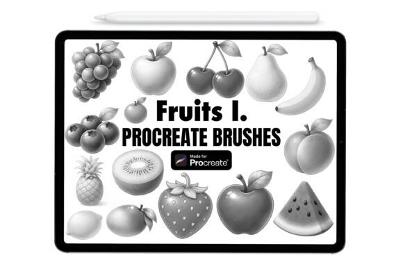 Download Cute Fruits Procreate Brushes - Brush Collection