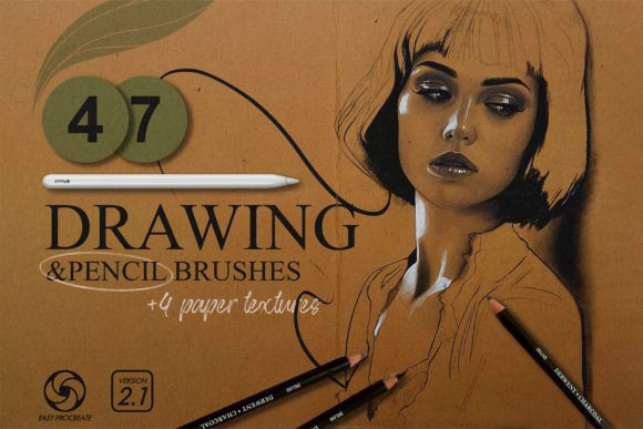 Download Drawing &amp; Pencil Procreate Brushes - Brush Collection