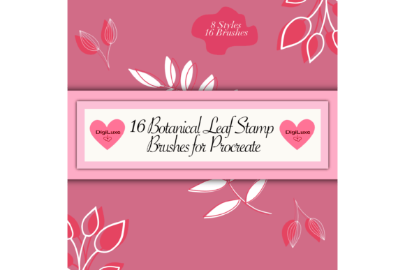Download Botanical Stamp Brushes for Procreate - Brush Collection