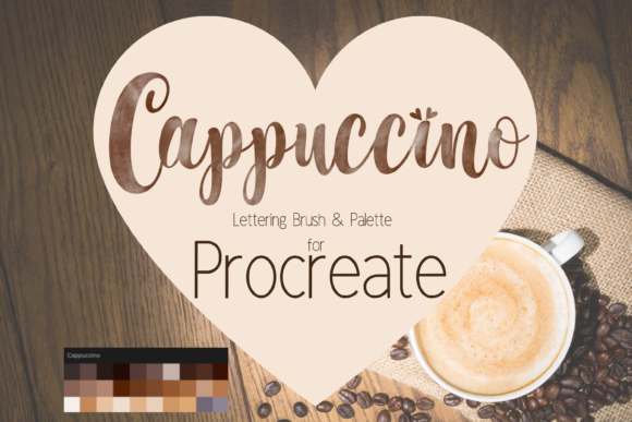 Download Cappuccino Lettering Brush &amp; Palette - Brush Collection
