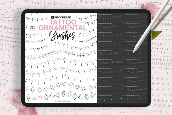 Download Procreate - Ornamental Tattoo Brushes - Brush Collection