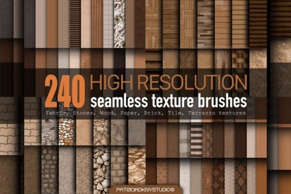 Download Procreate Seamless Texture Brush Set - Brush Collection