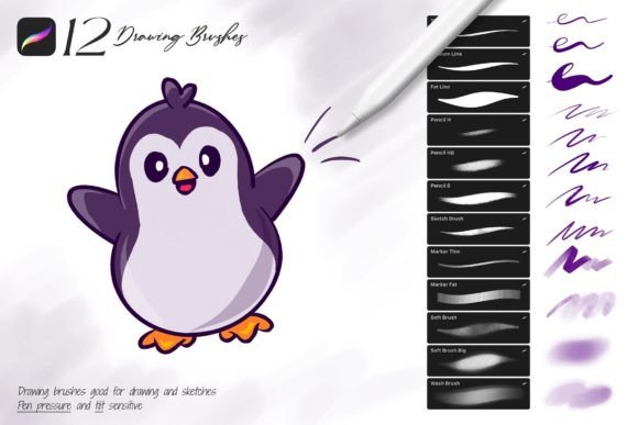 Download Drawing Procreate Brushes - Brush Collection