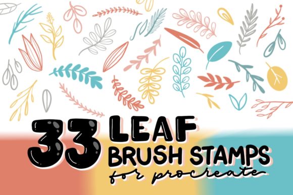 Download 33 Leaf Brushes, Procreate Brushes - Brush Collection