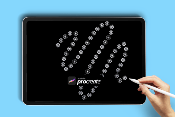 Download Snowflake Procreate Brush - Brush Collection