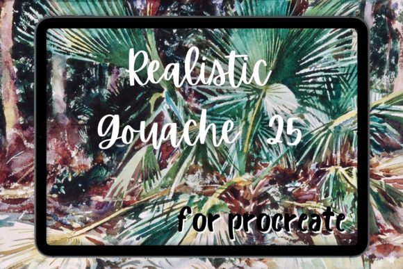 Download Procreate Gouache Brush 25 Streaky Smoot - Brush Collection