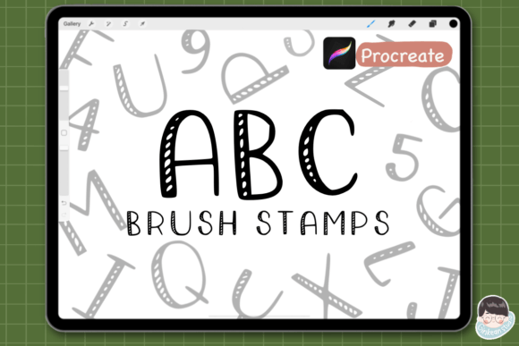 Download ABC Brush | Procreate Stamps - Brush Collection