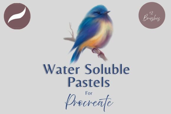 Download Water Soluble Pastels Procreate Brushes - Brush Collection