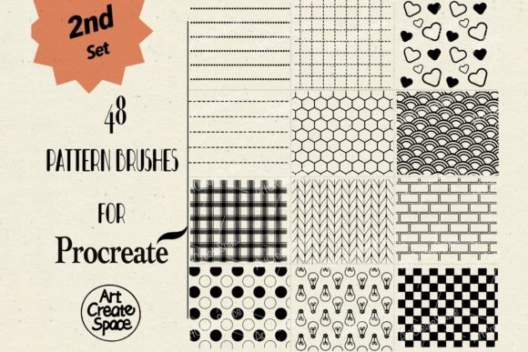 Download Procreate Pattern Brushes II Set - Brush Collection