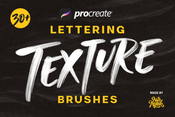 Download Procreate Lettering Texture Brushes - Brush Collection