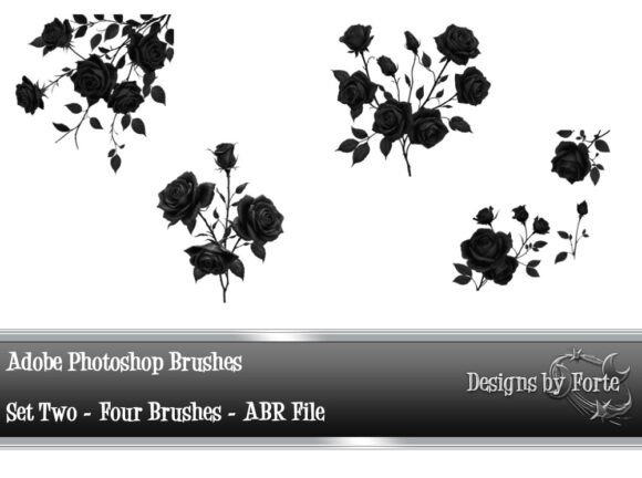 Download Photoshop Elements Brushes Roses Set Two - Brush Collection