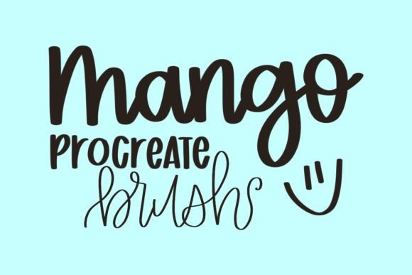 Download Procreate Lettering Brush Mango - Brush Collection