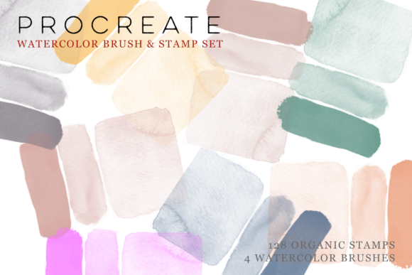 Download Procreate Watercolor Brush &amp; Stamps - Brush Collection