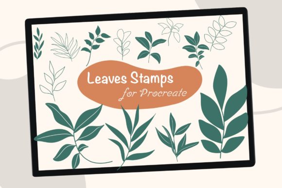 Download Leaves Procreate Brush Stamps - Brush Collection