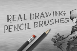 Download Real Drawing Pencil Brushes - Brush Collection