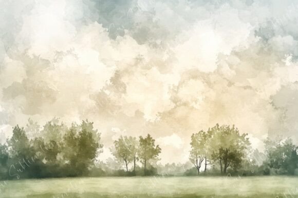 Download Serene Landscape with Soft Clouds - Premium Resources