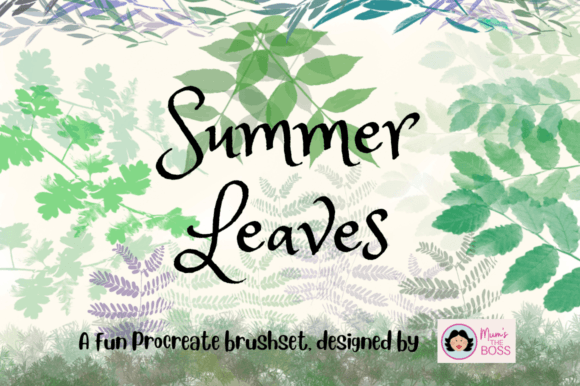 Download Summer Leaves Procreate Brush Set - Brush Collection