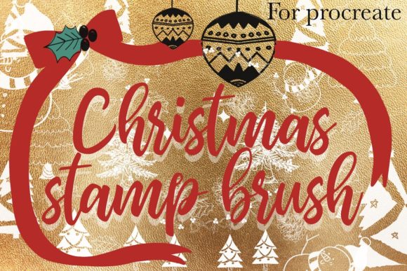 Download Christmas Procreate Stamp Brush - Brush Collection